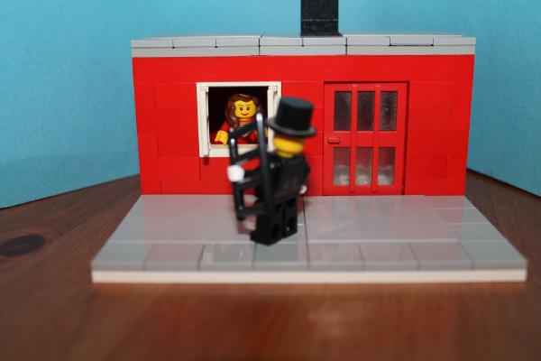 Schornsteinfeger ging spazieren